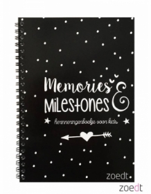 Milestones en Memories invulboekje baby en kind